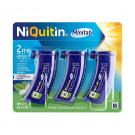 Niquitin Minitab 2 mg szopogatótabletta préselt 60x (3x20) [CSAK_SZEMÉLYES_ÁTVÉTEL]