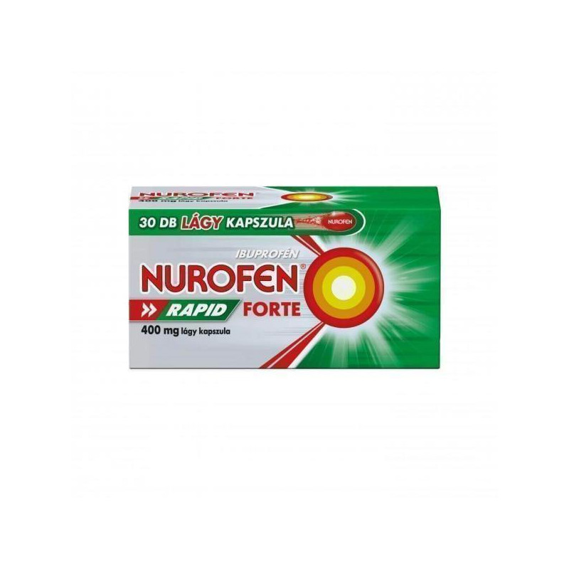 Nurofen Rapid Forte 400 mg lágy kapszula 30x [CSAK_SZEMÉLYES_ÁTVÉTEL]