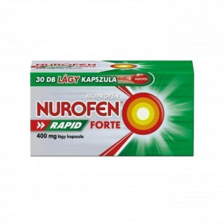 Nurofen Rapid Forte 400 mg lágy kapszula 30x [CSAK_SZEMÉLYES_ÁTVÉTEL]