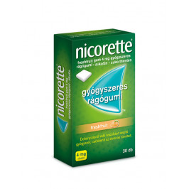 Nicorette Freshfruit 4 mg gyógyszeres rágógumi 30x [CSAK_SZEMÉLYES_ÁTVÉTEL]