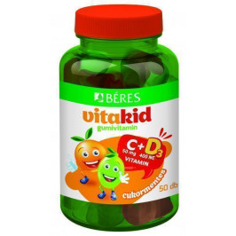 Béres Vitakid C+D3 gumivitamin gumitabletta 50x