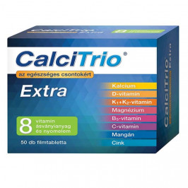 CalciTrio Extra filmtabletta 50x Vitaminok, nyomelemek 3 909 Ft