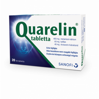 Quarelin tabletta 20x [CSAK_SZEMÉLYES_ÁTVÉTEL] Fájdalomcsillapítók 3 579 Ft