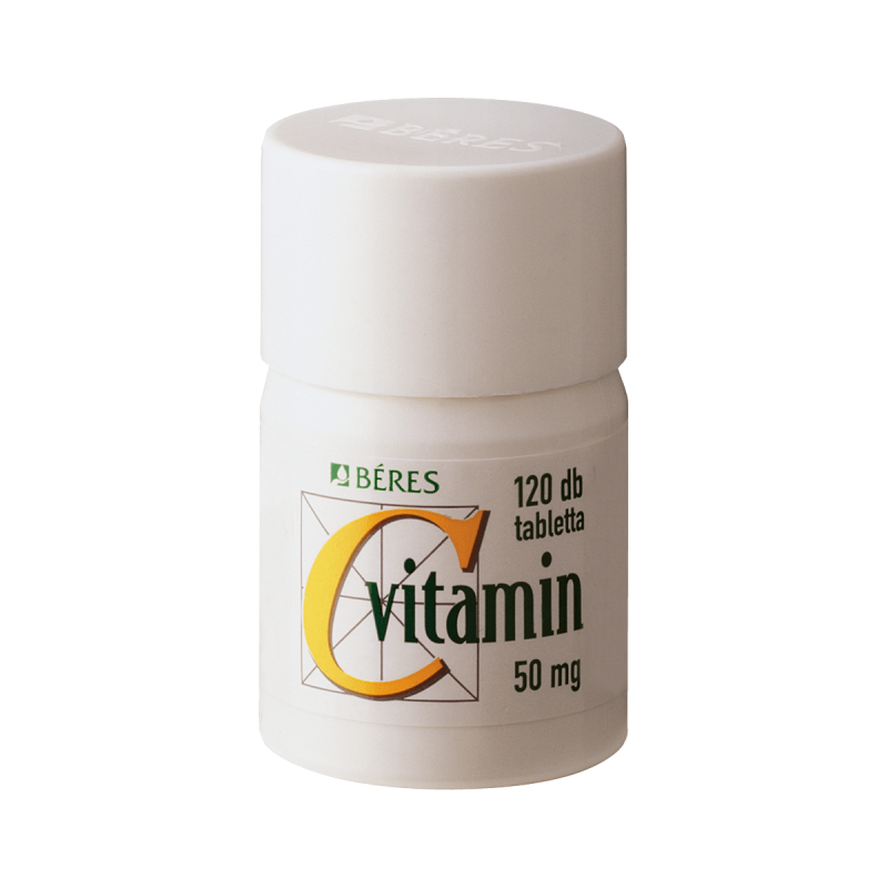C-vitamin Béres  50 mg tabletta 120x hdpe [CSAK_SZEMÉLYES_ÁTVÉTEL]