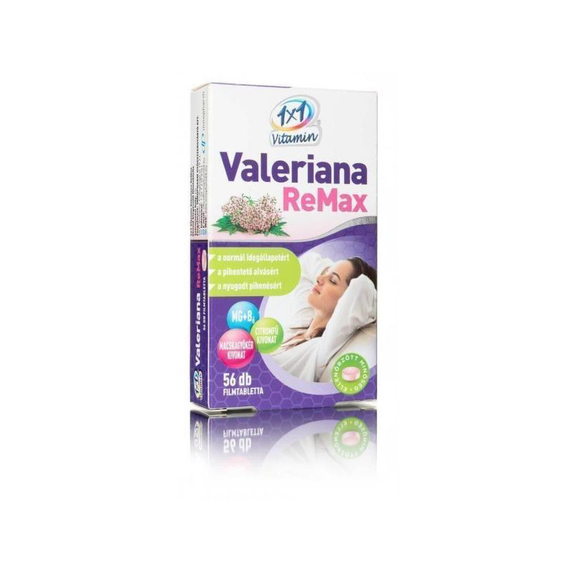 VitaPlus 1x1 Vitamin Valeriana ReMax filmtabl. 56x