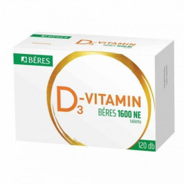 D3-vitamin Béres 1600NE tabletta 120x [CSAK_SZEMÉLYES_ÁTVÉTEL]