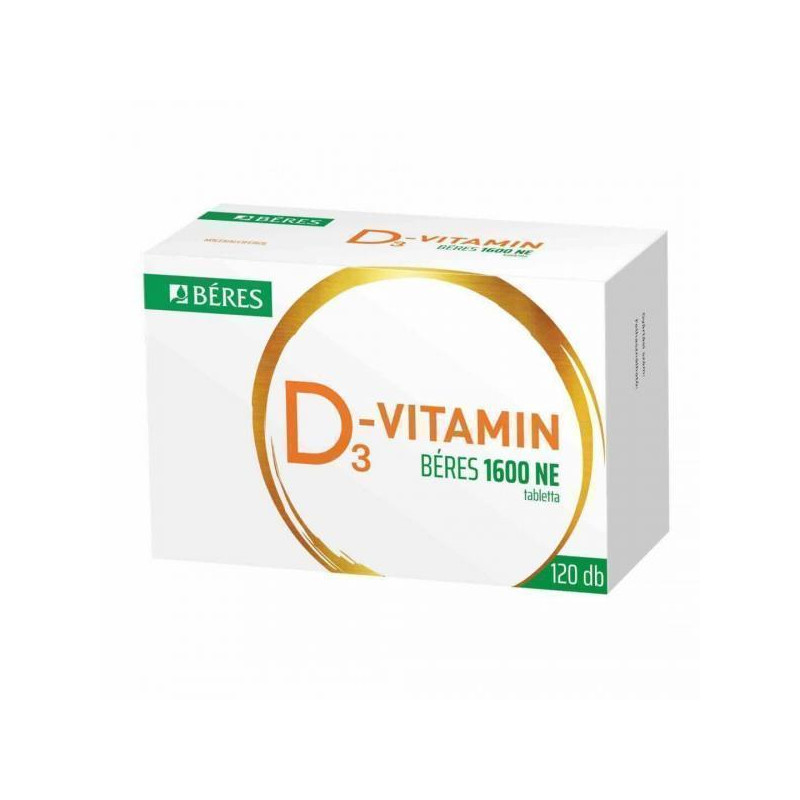 D3-vitamin Béres 1600NE tabletta 120x [CSAK_SZEMÉLYES_ÁTVÉTEL]