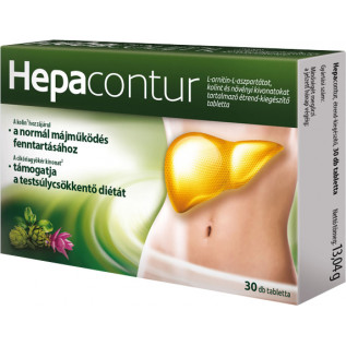 Hepacontur étrendkiegészítõ tabletta 30x Emésztőrendszer 3 379 Ft