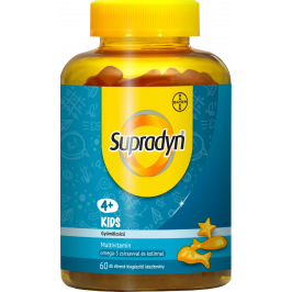 Supradyn Kids omega-3 gumicukor 60x Vitaminok, nyomelemek 6 759 Ft