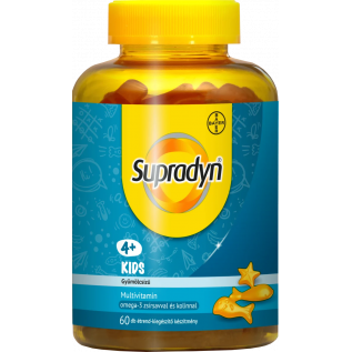 Supradyn Kids omega-3 gumicukor 60x Vitaminok, nyomelemek 6 759 Ft