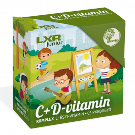LXR Junior C+D-vitamin komplex rágótabletta 60X Vitaminok gyerekeknek 2 997 Ft