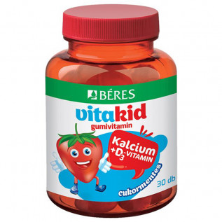 Béres VitaKid Ca D gumivitamin gumitabletta 30x Vitaminok gyerekeknek 2 629 Ft