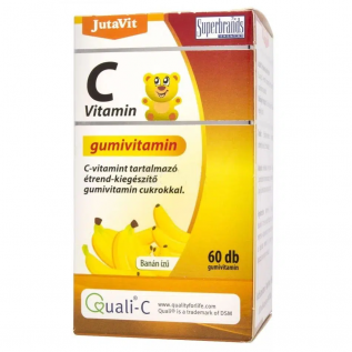 JutaVit C-vitamin  100mg gumivitamin Banán 60x