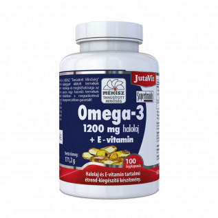JutaVit Omega-3 1200 mg + E vitamin kapszula 100x Keringés, vénák 3 639 Ft