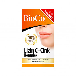 Bioco Lizin C+Cink Komplex tabletta 100x Immunerősítők 3 999 Ft