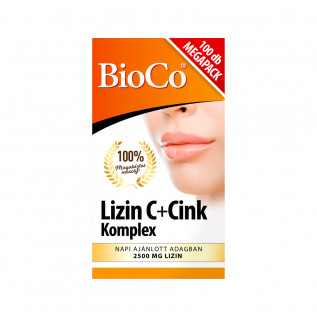 Bioco Lizin C+Cink Komplex tabletta 100x