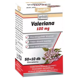 JutaVit Valeriana 100mg tabletta 50x+10x Nyugtatók 2 579 Ft
