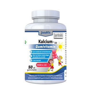 Jutavit Kalcium+D3 gumivitamin málna ízû cukment. 50x Vitaminok gyerekeknek 2 079 Ft