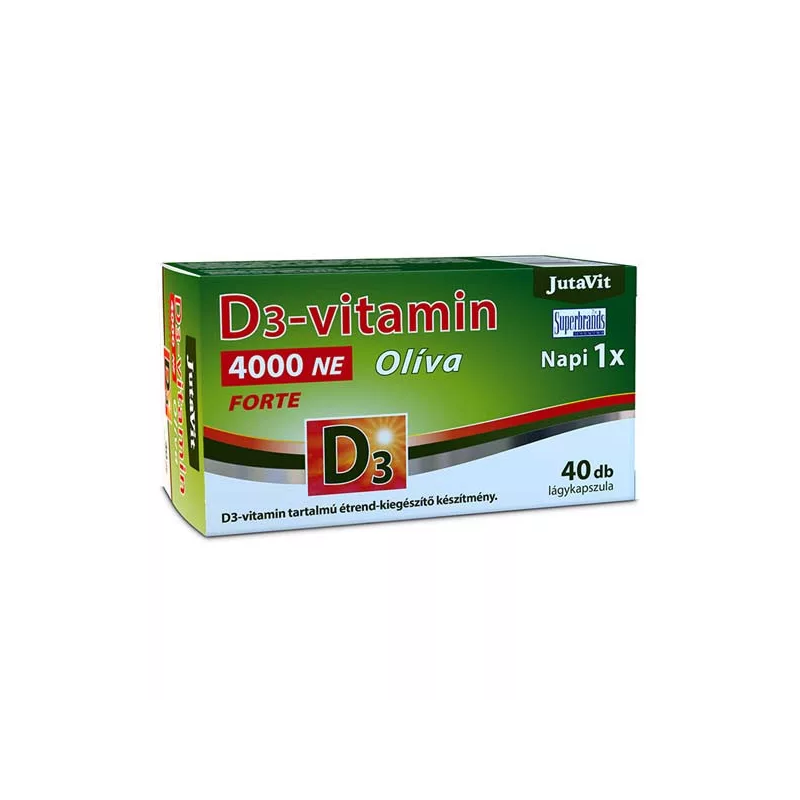 Jutavit D3-vitamin 4000NE Oliva FORTE kapszula 40x