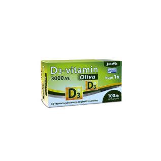 Jutavit D3-vitamin 3000NE Olíva kapszula 100x Vitaminok, nyomelemek 2 719 Ft