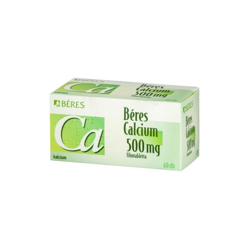 Béres Calcium 500 mg filmtabletta 60x [CSAK_SZEMÉLYES_ÁTVÉTEL]
