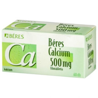 Béres Calcium 500 mg filmtabletta 60x [CSAK_SZEMÉLYES_ÁTVÉTEL] Vitaminok, nyomelemek 1,850.00