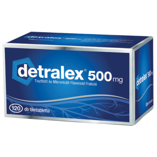 Detralex 500 mg filmtabletta 120x [CSAK_SZEMÉLYES_ÁTVÉTEL] Keringés, vénák 13,769.00