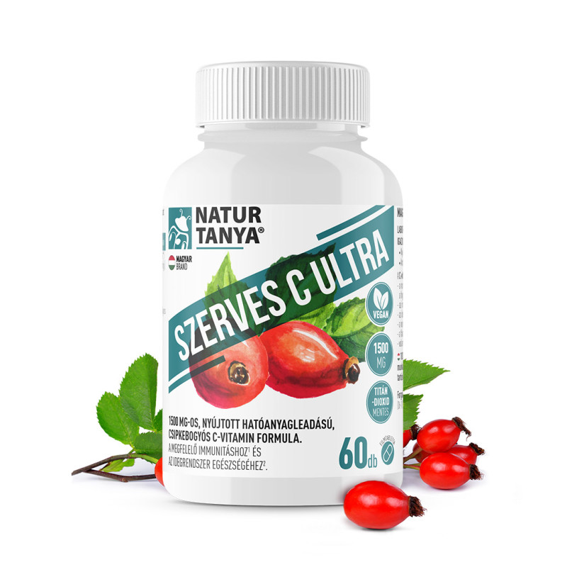 NaturTanya Szerves C Ultra 1500 mg retard 60X