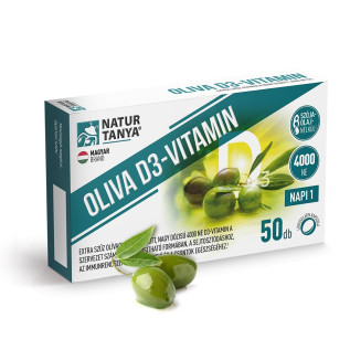 NaturTanya Oliva D3 vitamin 4000NE kapszula 50x