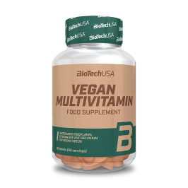 BioTechUsa Vegan Multivitamin tabletta 60x Vitaminok, nyomelemek 6,569.00