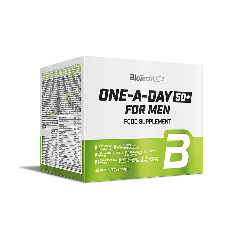 BioTechUsa One A Day 50+ for men pack 30x