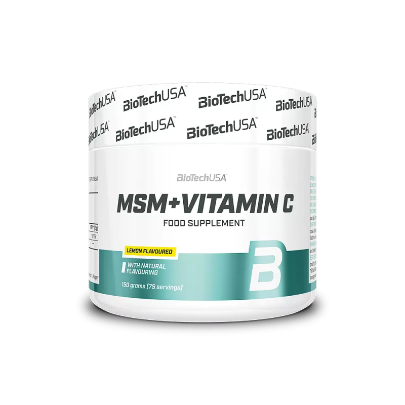 BioTechUsa MSM + Vitamin C citrom ízû italpor 150g