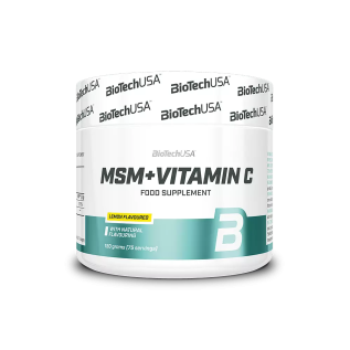 BioTechUsa MSM + Vitamin C citrom ízû italpor 150g